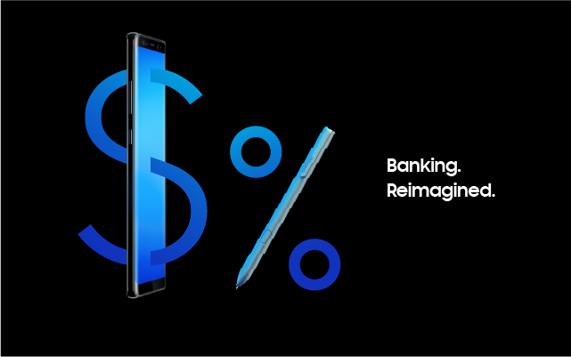 Samsung Smart Retail Banking Campaign Key Visual | Communication Design for Samsung Technology | Voraco